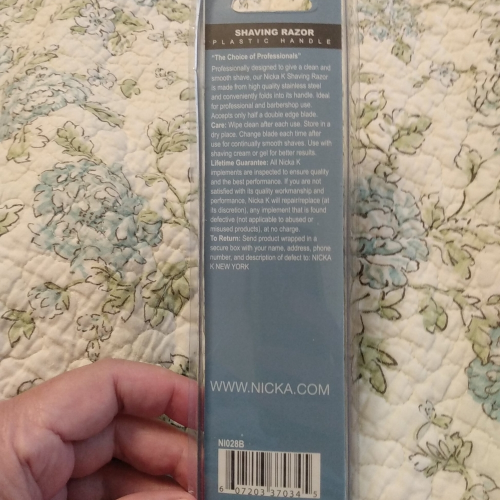 Nicka K Shaving Razor NI028B - Picture 2 of 2